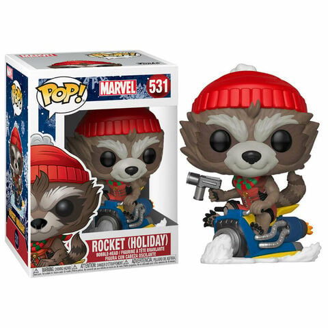 Figurine Funko Pop! N°531 - Marvel Holiday - Rocket